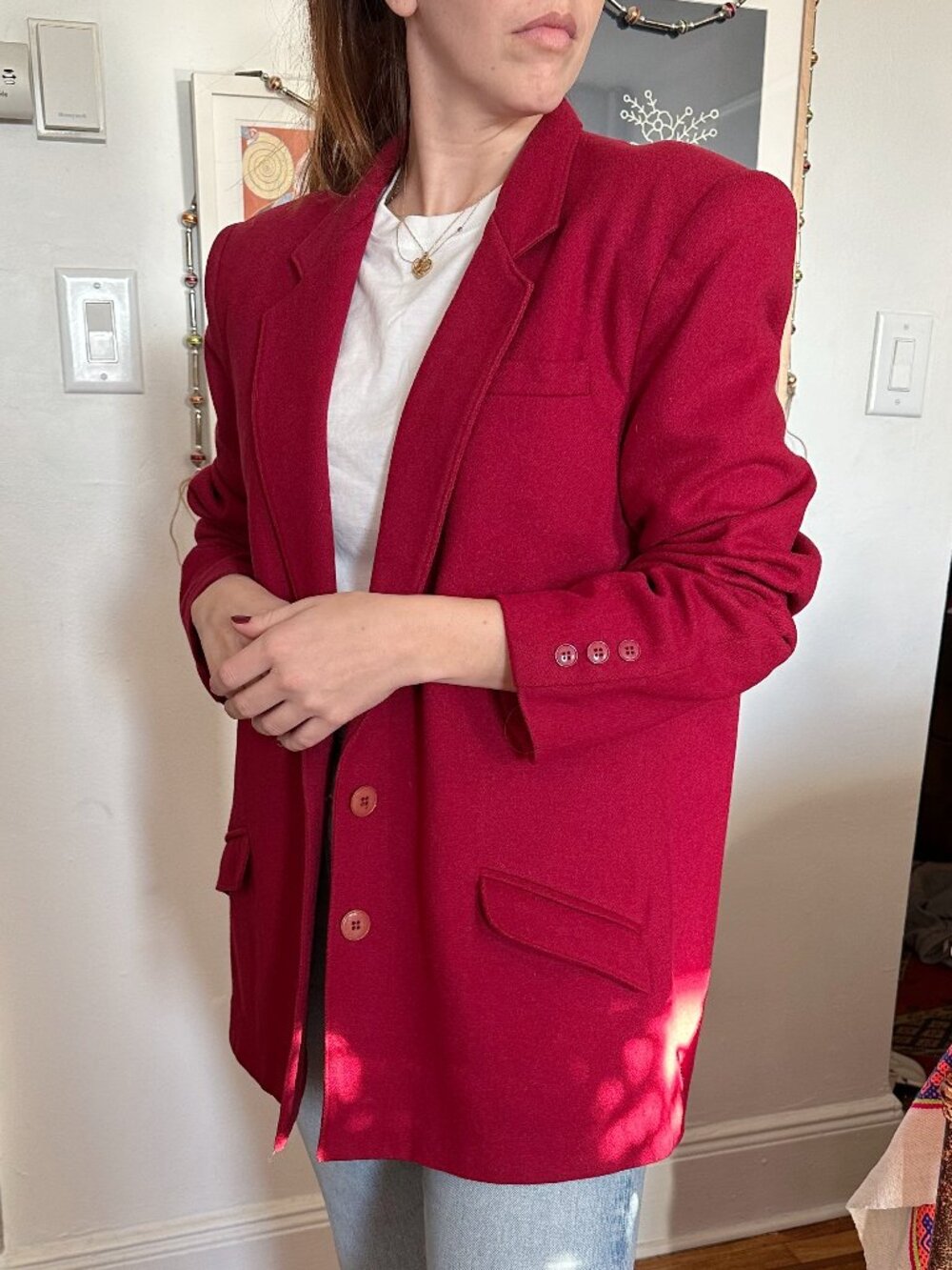 Vintage U.S. Talls Red Blazer
